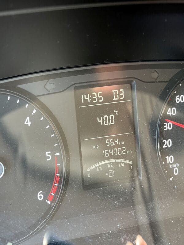 Rekordtemperatur 40 Grad